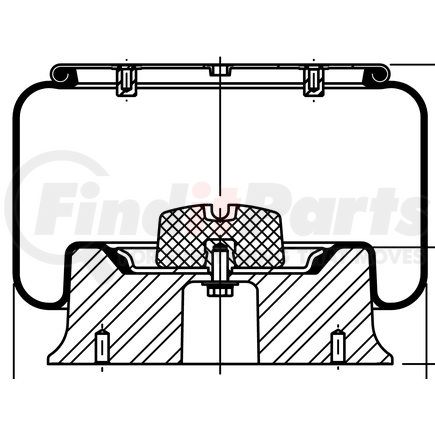 ContiTech 64429 Suspension Air Spring Kit 11 10.5-15 A 506