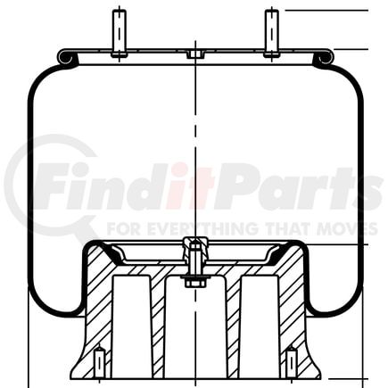ContiTech 64348 Suspension Air Spring Kit 11 10.5-17 A 388