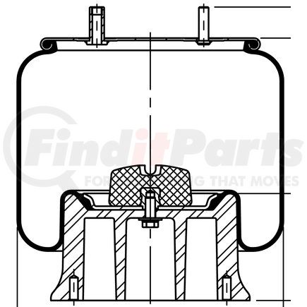 ContiTech 64349 Suspension Air Spring Kit 11 10.5-17 A 405