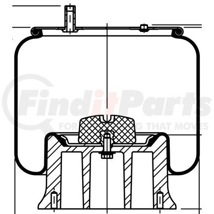 ContiTech 64350 Suspension Air Spring Kit 11 10.5-17 A 507