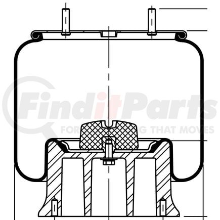 ContiTech 64351 Suspension Air Spring Kit 11 10.5-17 A 556