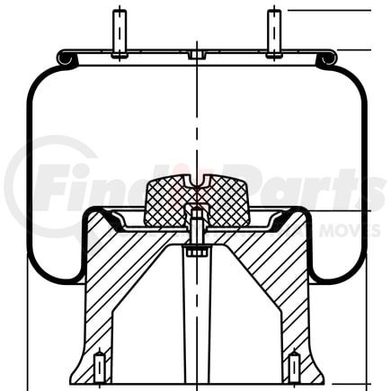 ContiTech 64346 Suspension Air Spring Kit 11 10.5-17 A 367