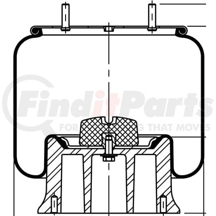 ContiTech 65358 Suspension Air Spring Kit 11 10.5-17 A 368