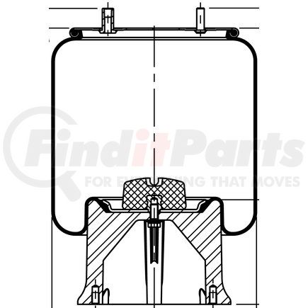 ContiTech 64690 Suspension Air Spring Kit 11 10.5-22 A 752