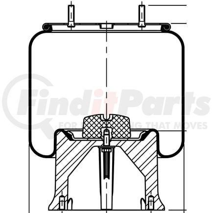 ContiTech 64356 Suspension Air Spring Kit 11 10.5-21 A 558