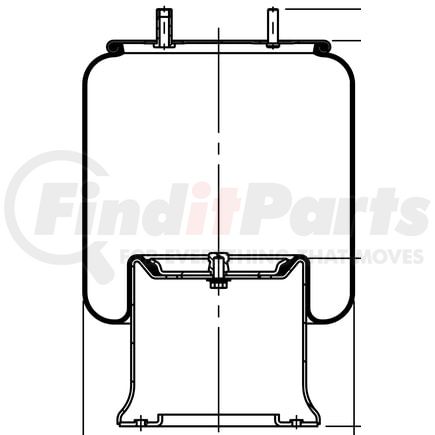 ContiTech 70118 Suspension Air Spring Kit 11 10.5-24 S 276