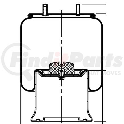 ContiTech 70119 Suspension Air Spring Kit 11 10.5-24 S 277