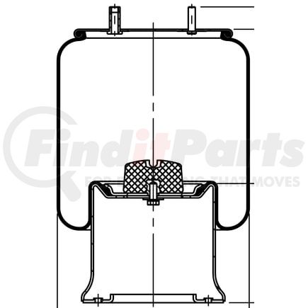 ContiTech 70771 Suspension Air Spring Kit 11 10.5-22 S 1009