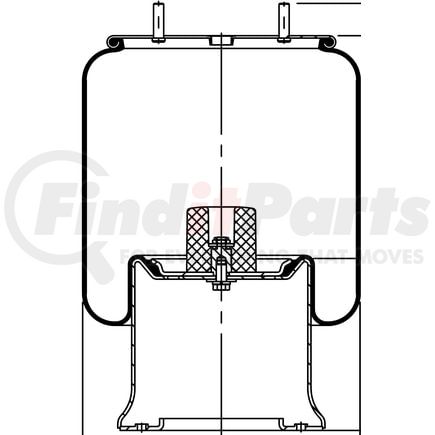 ContiTech 78237 Suspension Air Spring Kit 11 10.5-22 S 1221