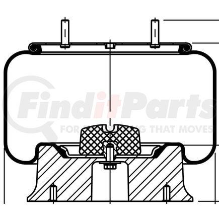 ContiTech 64359 Suspension Air Spring Kit 11 10.5C-16 A 385