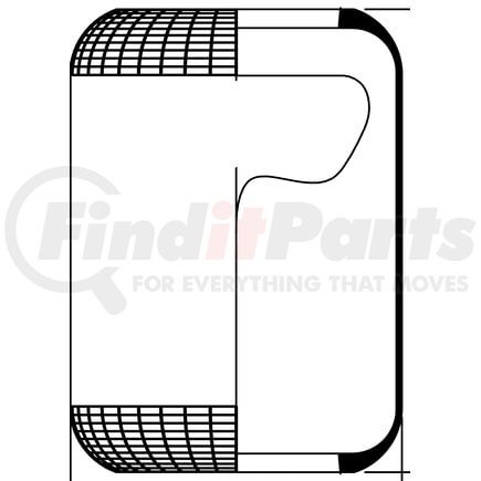 ContiTech 70129 Suspension Air Spring Kit 6S 9.5-13 (715 N)