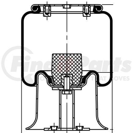 ContiTech 68124 Suspension Air Spring Kit 6 6.5-13 S 041