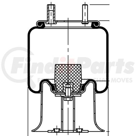 ContiTech 68125 Suspension Air Spring Kit 6 6.5-13 S 042