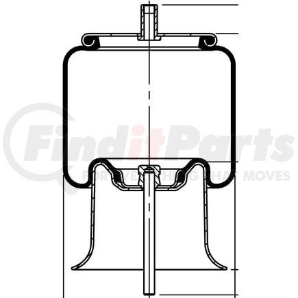 ContiTech 68128 Suspension Air Spring Kit 6 6.5-13 S 044