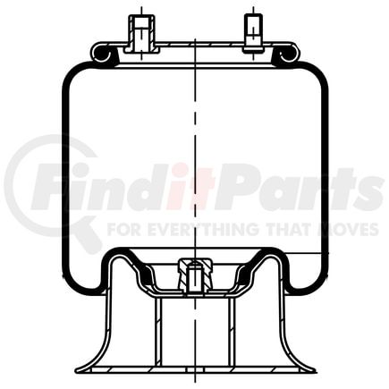 ContiTech 68133 Suspension Air Spring Kit 6 6.5-11 S 051