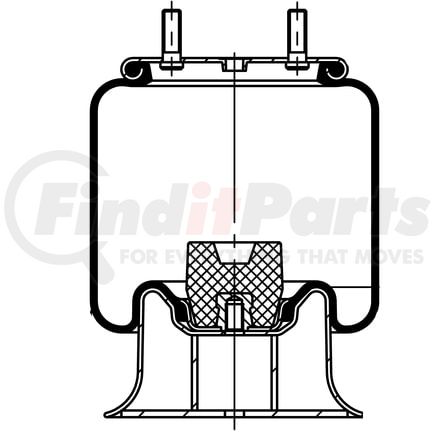 ContiTech 68134 Suspension Air Spring Kit 6 6.5-11 S 052