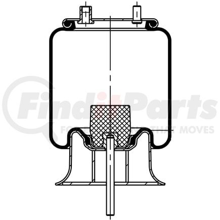 ContiTech 68131 Suspension Air Spring Kit 6 6.5-13 S 047
