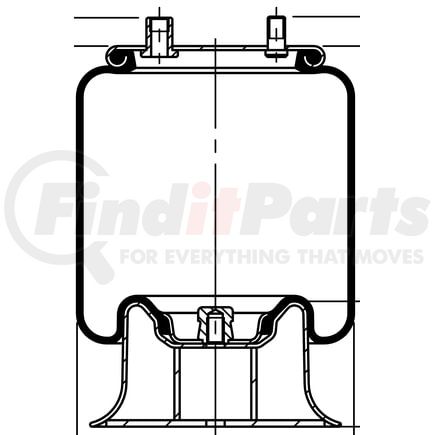ContiTech 68136 Suspension Air Spring Kit 6 6.5-13 S 056