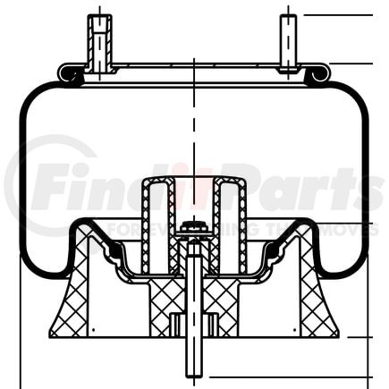 ContiTech 64364 Suspension Air Spring Kit 9 9-12 P 464
