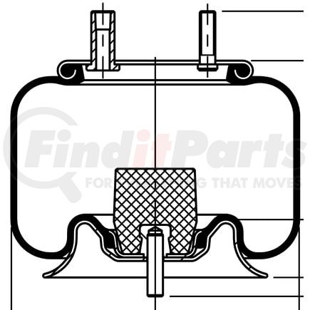 ContiTech 68118 Suspension Air Spring Kit 6 6.5D-11 S 037