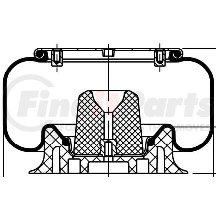 ContiTech 64433 Suspension Air Spring Kit 9 10-10 P 339