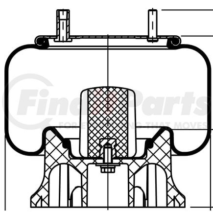 ContiTech 74768 Suspension Air Spring Kit 9 10-14 P 1143