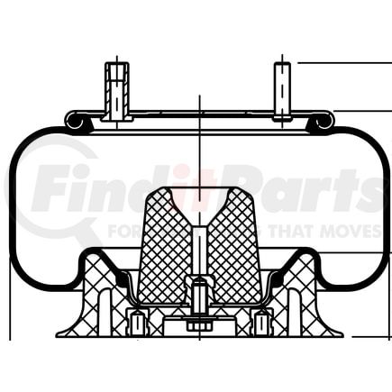 ContiTech 64436 Suspension Air Spring Kit 9 10-10 P 398