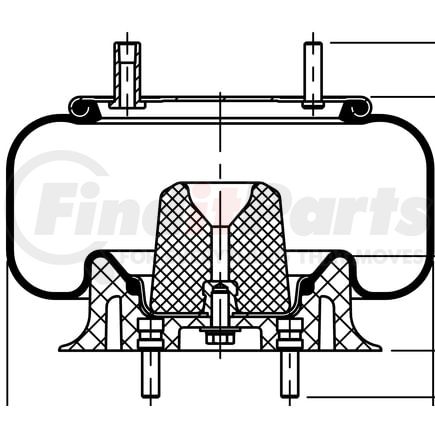 ContiTech 64437 Suspension Air Spring Kit 9 10-10 P 399