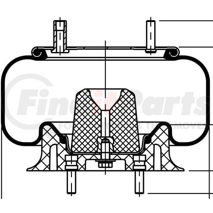ContiTech 64438 Suspension Air Spring Kit 9 10-10 P 400
