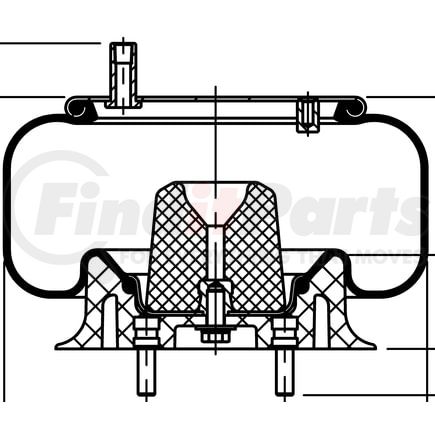 ContiTech 64441 Suspension Air Spring Kit 9 10-10 P 480