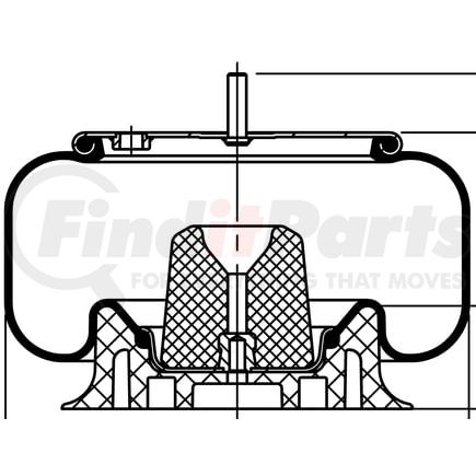 ContiTech 64431 Suspension Air Spring Kit 9 10-10 P 331