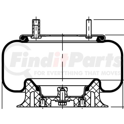 ContiTech 64435 Suspension Air Spring Kit 9 10-10 P 397