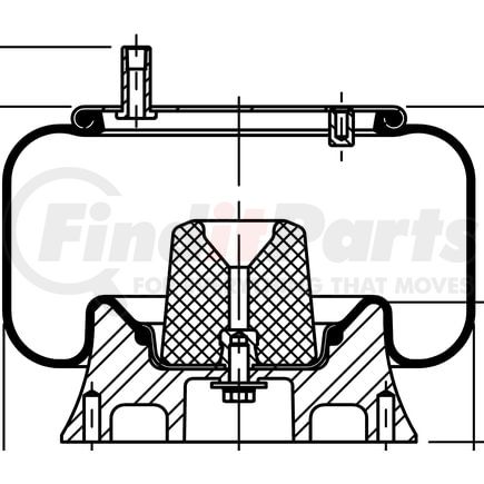 ContiTech 64448 Suspension Air Spring Kit 9 10-12 A 341