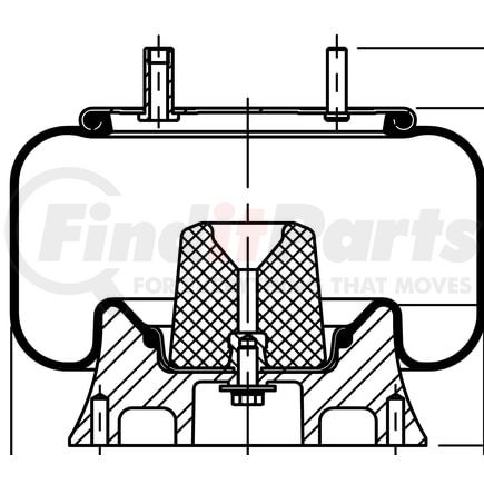 ContiTech 64449 Suspension Air Spring Kit 9 10-12 A 342