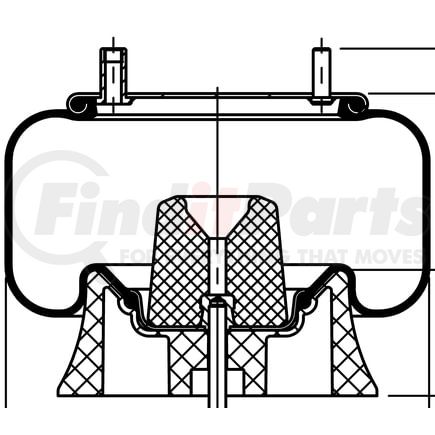ContiTech 69495 Suspension Air Spring Kit 9 10-12 P 190
