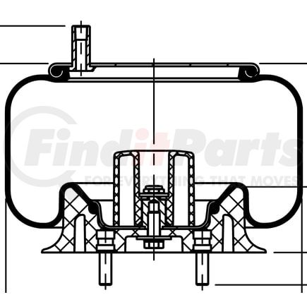 ContiTech 64463 Suspension Air Spring Kit 9 10-12 P 544