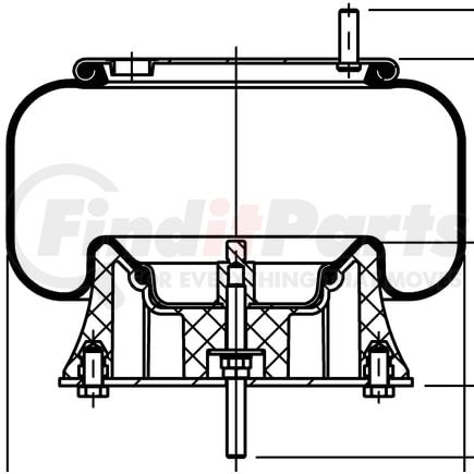 ContiTech 69800 Suspension Air Spring Kit 9 10-13.5 P 232