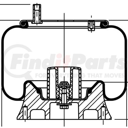 ContiTech 64484 Suspension Air Spring Kit 9 10-14 A 496