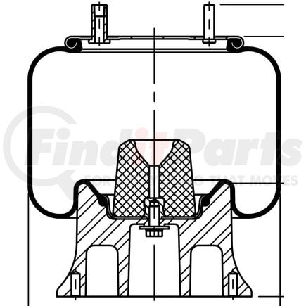 ContiTech 64480 Suspension Air Spring Kit 9 10-14 A 491
