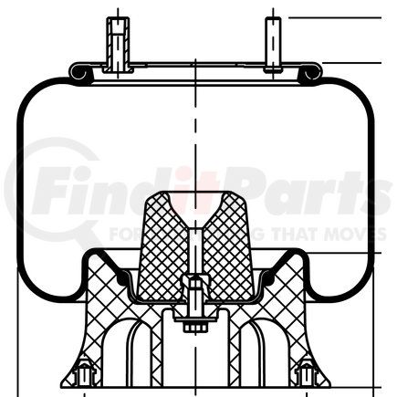 ContiTech 64258 Suspension Air Spring Kit 9 10-14 P 345