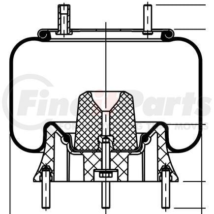 ContiTech 64470 Suspension Air Spring Kit 9 10-14 P 381