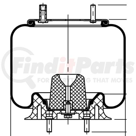 ContiTech 64472 Suspension Air Spring Kit 9 10-14 P 450