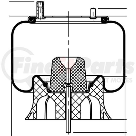 ContiTech 64482 Suspension Air Spring Kit 9 10-14 P 493