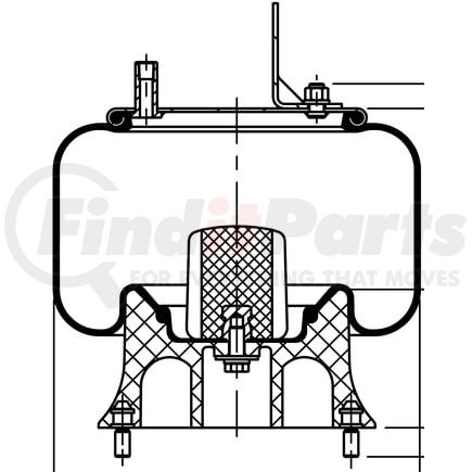 ContiTech 64644 Suspension Air Spring Kit 9 10-14 P 718 (BK)
