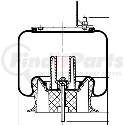 ContiTech 77699 Suspension Air Spring Kit 9 10-16 P 1309 (BK)