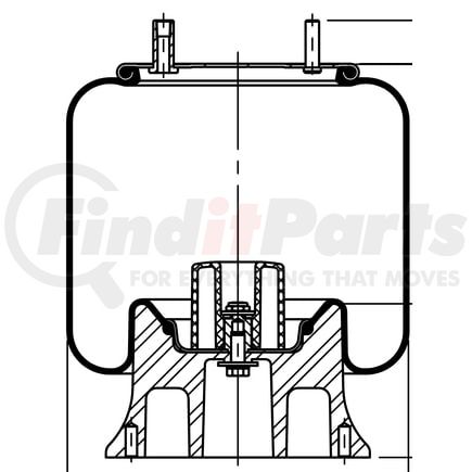 ContiTech 64411 Suspension Air Spring Kit 9 10-17.5 A 535