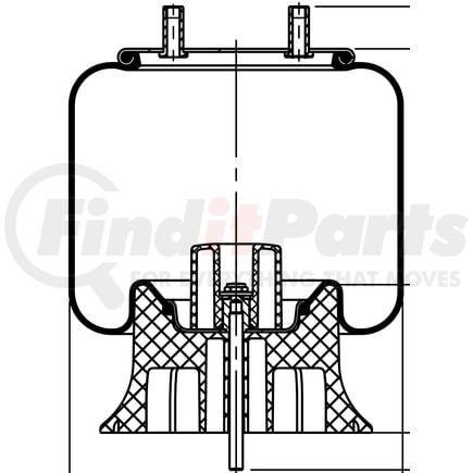 ContiTech 64400 Suspension Air Spring Kit 9 10-17.5 P 430
