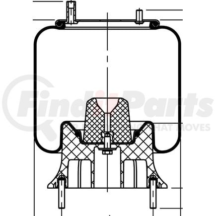 ContiTech 64415 Suspension Air Spring Kit 9 10-17.5 P 571