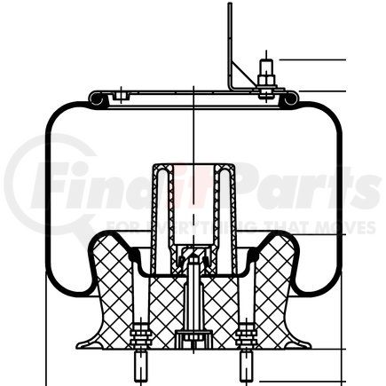 68615 by CONTITECH - 9 10-18.5 P 406 (BK)