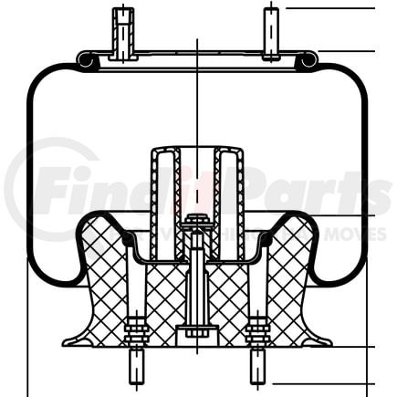 ContiTech 64414 Suspension Air Spring Kit 9 10-18.5 P 551